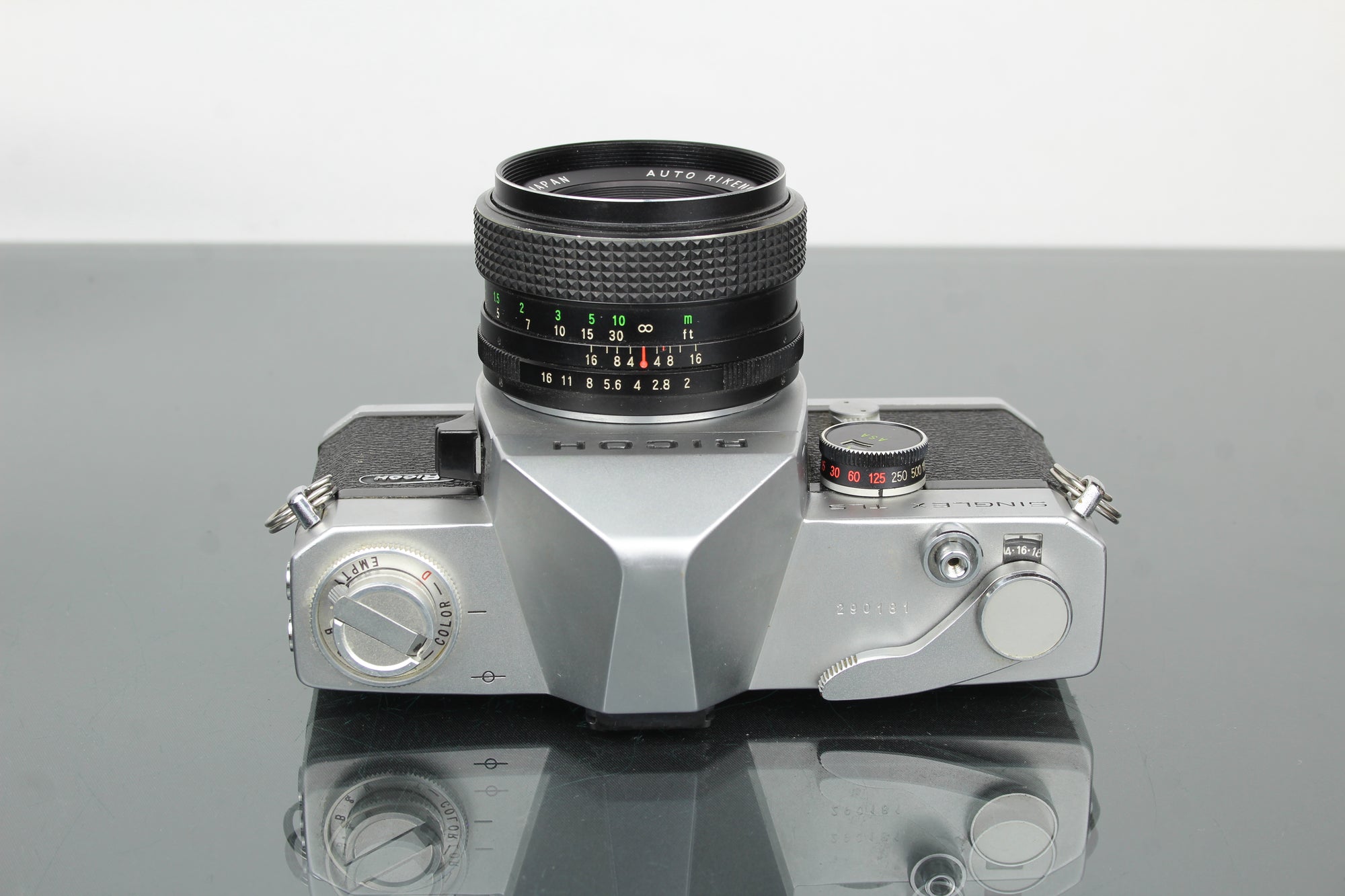 Ricoh Singlex TLS + Rikenon 1:2 50mm