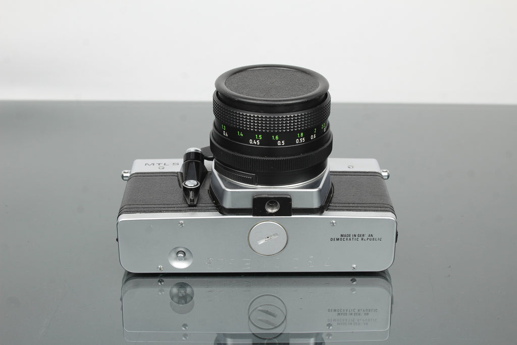Praktika MLT 5 B + Pentacon auto 1.8/50 Objektiv (M42-Montage)