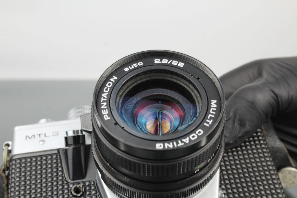 <tc>Praktica</tc> MTL 3 + Pentacon auto 2.8/29 M42 Objektiv