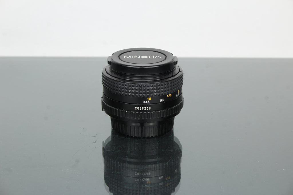 Minolta MD 50mm 1:2 49mm Objektiv (MD-Montage)