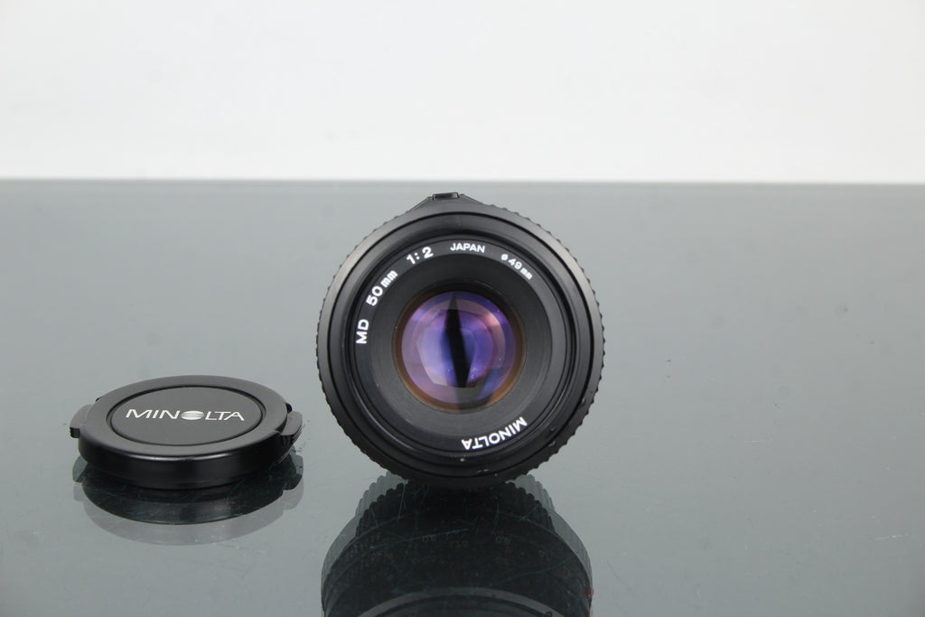 Minolta MD 50mm 1:2 49mm Objektiv (MD-Montage)