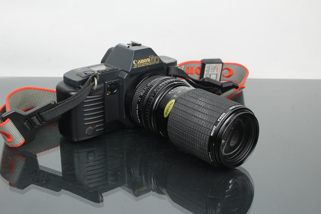 Canon T70 + Sigma 80-200mm f/4.5-5.6 FD Objektiv