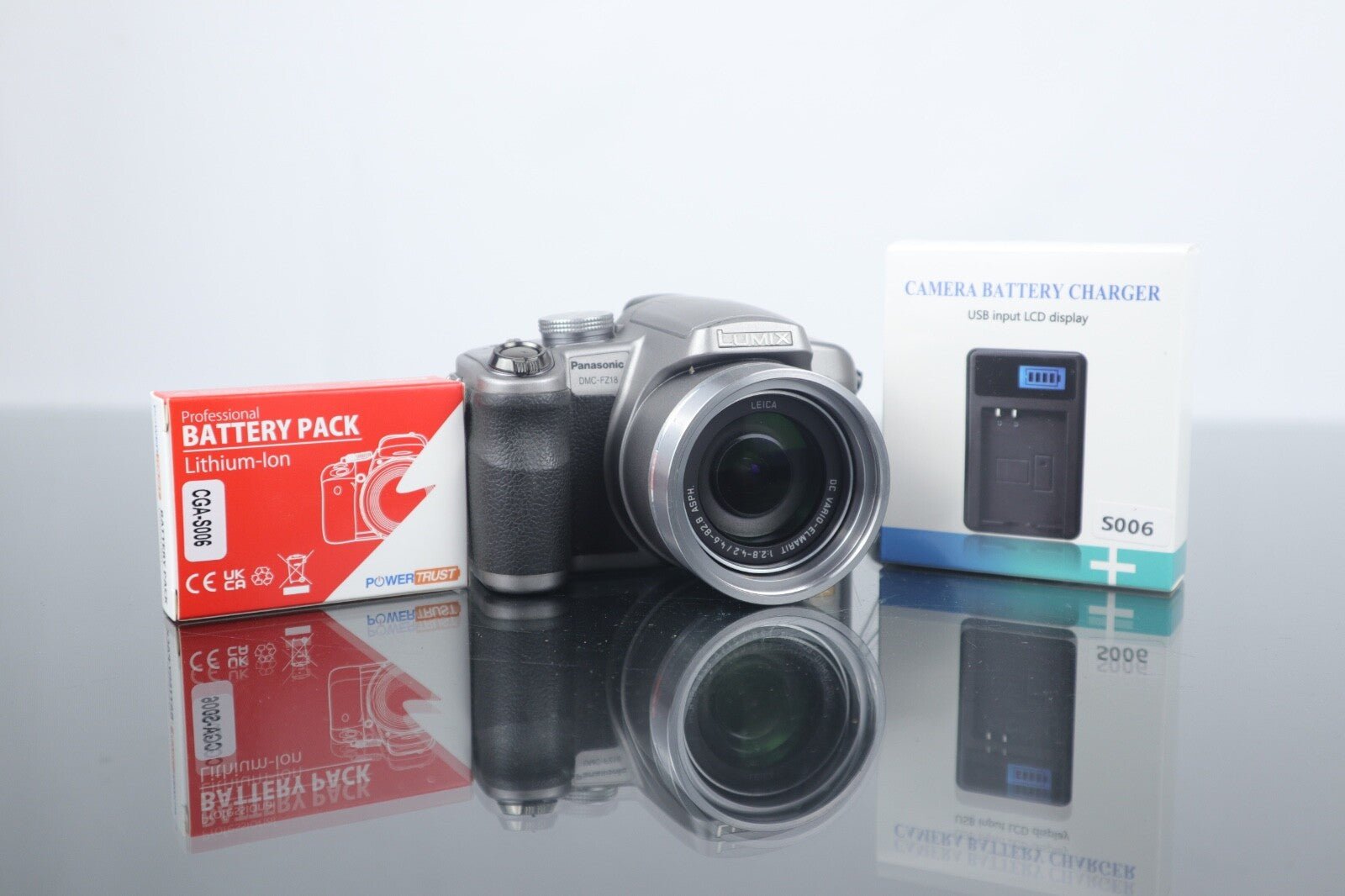 📷 Panasonic Lumix DMC - FZ8 | Digital Bridge Camera | 7.2MP | Silver - Dutch|Thrift